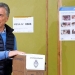 El presidente Mauricio Macri emitió muy temprano su voto durante el desarrollo de las primarias argentinas.