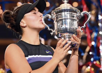 Bianca Andrescu, ganadora del US Open