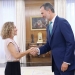 Presidenta del Congreso, Meritxell Batet y el Rey de España, Felipe VI