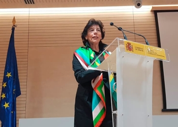 Isabel Celaá, portavoz del gobierno de España