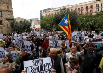 Para el presidente del Supremo, Carlos Lesmes, los derechos a la protesta y a la libertad de expresión están garantizados, porque en España hay democracia