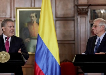 El canciller Borrel fue recibido por el presidente Iván Duque, en su visita a Colombia para dar ayuda humanitaria ante la crisis migratoria venezolana