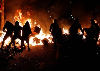 Protestas independentistas desataron violencia en Barcelona