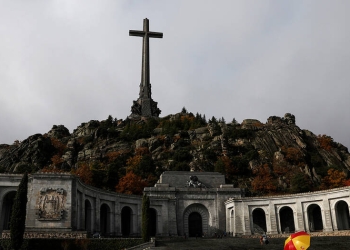 La tumba de Francisco Franco, en el Valle de los Caídos