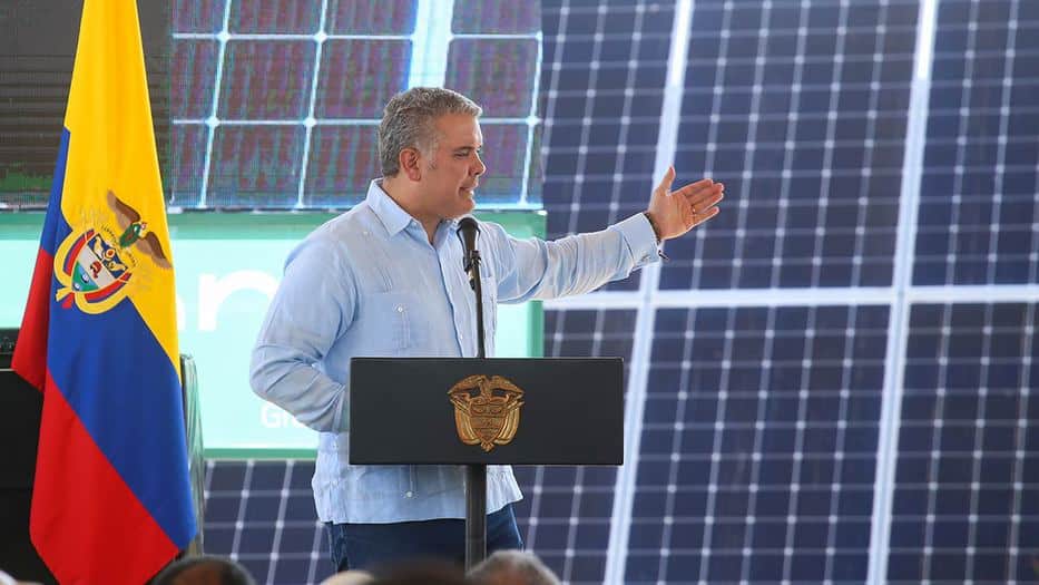Con el desarrollo de fuentes de energía renovable, el gobierno colombiano de Iván Duque se propone igualmente reducir la huella de carbono y proteger el medio ambiente/MinEnergia/archivo