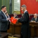 Oriol Junqueras, uno de los líderes del procés que espera sentencia, compareciendo ante el Tribunal Supremo