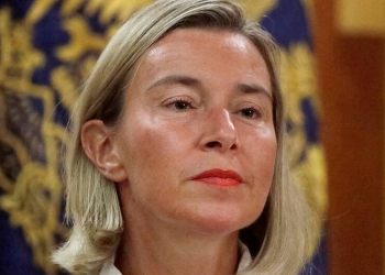 Federica Mogherini alta representante de política exterior de la Unión Europea