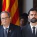 Quim Torra, presidente de la Generalitat, y Roger Torrent, presidente del Parlament