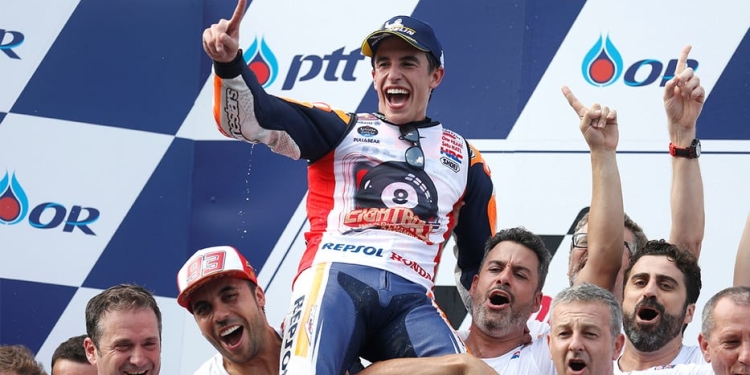 Marc Márquez, campeón de la Moto GP 2019