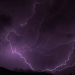 Tormenta eléctrica ocasionada por la DANA en el cielo de Santa Eulalia del Río en Baleares/Twitter