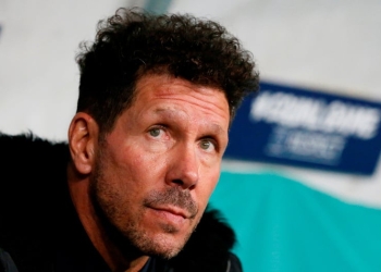 Diego Simeone, entrenador del Atlético de Madrid