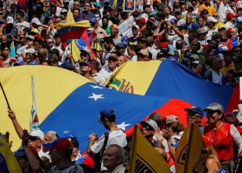 Los venezolanos salieron a las calles, una vez más, para apoyar la transición democrática en su país