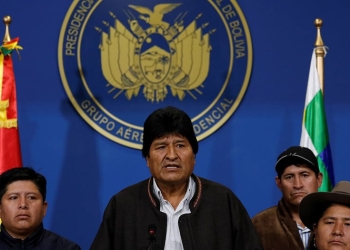 El anuncio fue hecho por el propio Morales en conferencia desde el hangar de la Fuerza Aérea Boliviana (FAB)