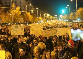 Manifestación por el clima en Madrid el pasado 6 de diciembre. Fridays for Future