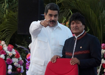 Dos activos actores del Foro de Sao Paulo han sido Nicolás Maduro y el expresidente de Bolivia, Evo Morales