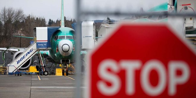 Instalaciones de producción del 737 Max de Boeing en Renton, Washington, EE. UU. Foto de Lindsey Wasson