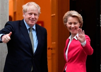 Johnson y von der Leyen se reunieron en Londres