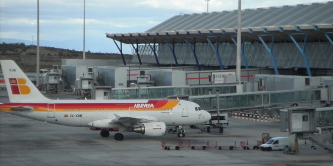 cierre del espacio aereo del aeropuerto