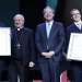 Monseñor Vincenzo Paglia junto a los representantes de IBM y Microsoft presentaron la carta ética