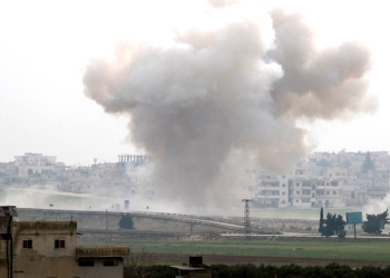 Bombardeo en Siria