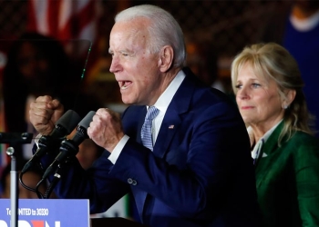 El exvicepresidente Joe Biden sorprendió al ganar en nueve de los 14 estados