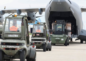 En el marco de la Operación Balmis personal militar trasladó equipos y medicinas / Ejército del Aire