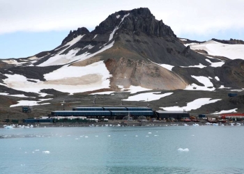 La Antártida fue el hogar de las ranas de casco chilenas / Foto Marinha do Brasil / Handout via REUTERS