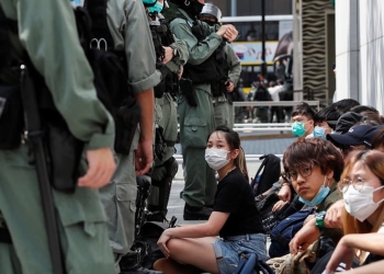 Las protestas dejaron este miércoles unos 300 detenidos en Hong Kong