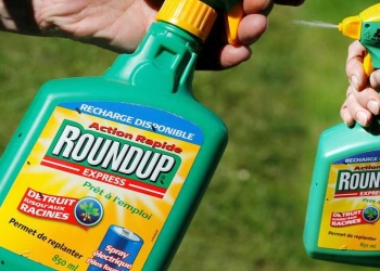 Como en herbicidas de otras marcas, el glifosato es uno de los ingredientes activos de Roundup. Monsanto lo introdujo al mercado en 1974 y tuvo la patente hasta el año 2000. A partir de entonces, el producto pasó a manos de otros fabricantes.