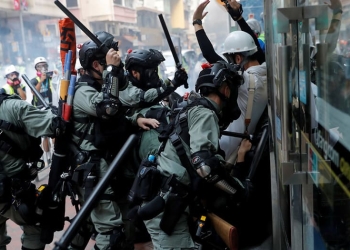 En las protestas en Hong Kong contra los proyectos de ley de extradición y de Seguridad Nacional el exceso policial ha estado muy presente