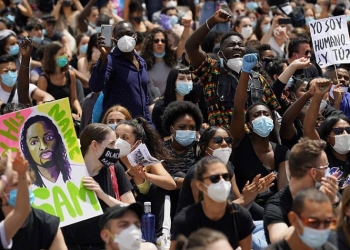 Protesta contra el racismo: España se salta el distanciamiento