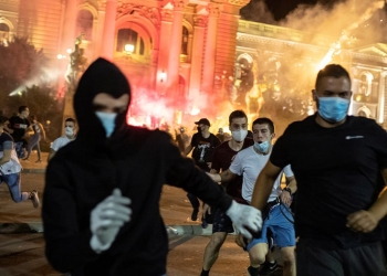 protestas en belgrado