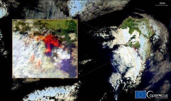 La erupción del volcán de La Palma ha liberado a la atmósfera grandes cantidades de dióxido de azufre (SO2), un gas sumamente tóxico