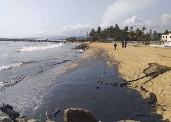 El vertido de crudo afecta también al Parque Nacional Morrocoy. Una ensenada paradisíaca de islotes o cayos con arrecifes y manglares de unos 320 kilómetros cuadrados.