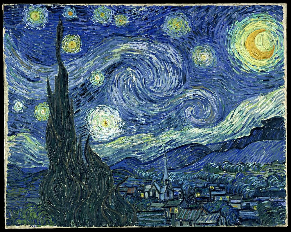 pinto Van Gogh artista